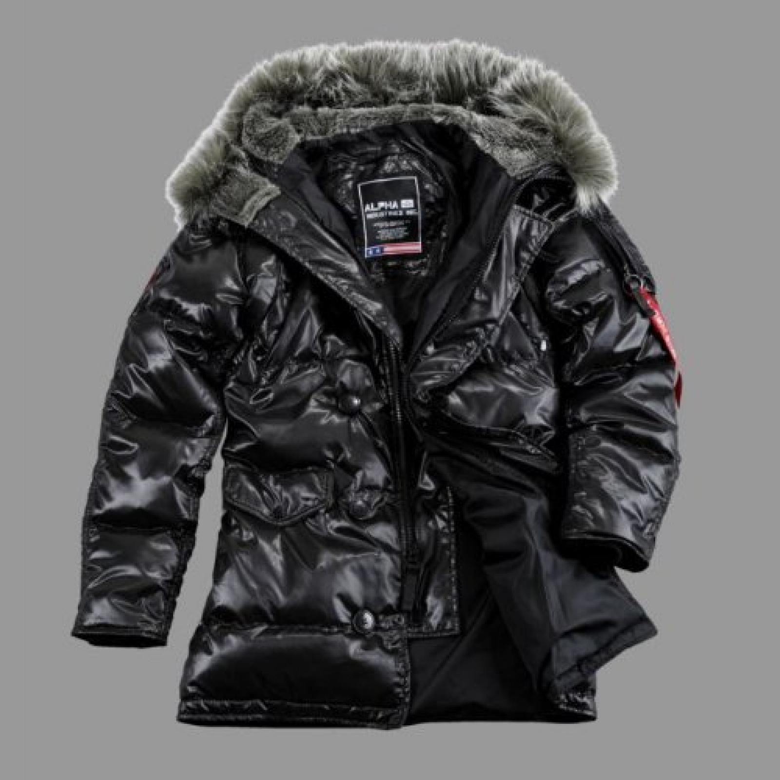 Alpha Ind. Frauen-Jacke "N3B Down Jacket Wmn" - schwarz Gr&ouml;&szlig;e L 